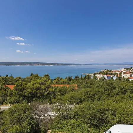 Lejlighed Charmantes Nur 300 Meter Zum Mit Meerblick, Waschmaschine, Wifi Crikvenica